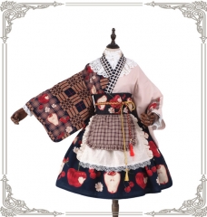 Grove Deer -The Poisonous Apple- Wa Lolita Haori (Kimono Style Top)