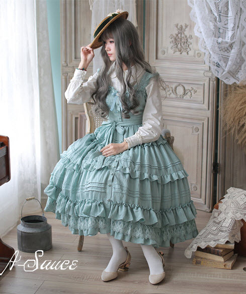 To My Dear Cinderella Vintage Classic Lolita Blouse (Ready In Stock)