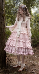 ThinkFly X Icing Utopia -Hear the Wind Sing- Vintage Classic Lolita OP Dress