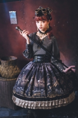 Arcadian Deer -Age of Steam- Steampunk Lolita Skirt