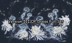 (FULL SET) Yotsuba -Epiphyllum and Jellyfish- OP Dress Version III Full SET