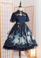 Yotsuba -Epiphyllum and Jellyfish- Qi Lolita OP Dress Version II