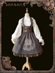 Infanta -Magic Circle- Steampunk Lolita Embroidery Corset Collar Jumper Dress