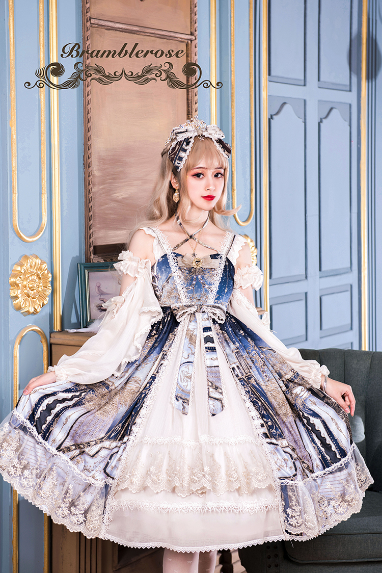 Bramble Rose -The Floating City- Vintage Classic Lolita JSK