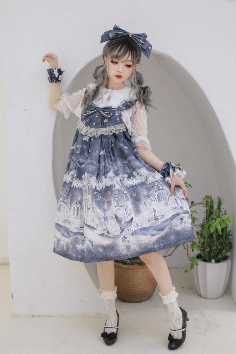 StarMao -Whales In Dream- Lolita JSK Version II (Babydoll Style JSK)