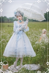 ZeeYe Studio -Monica's Garden- Vintage Classic Lolita OP Dress
