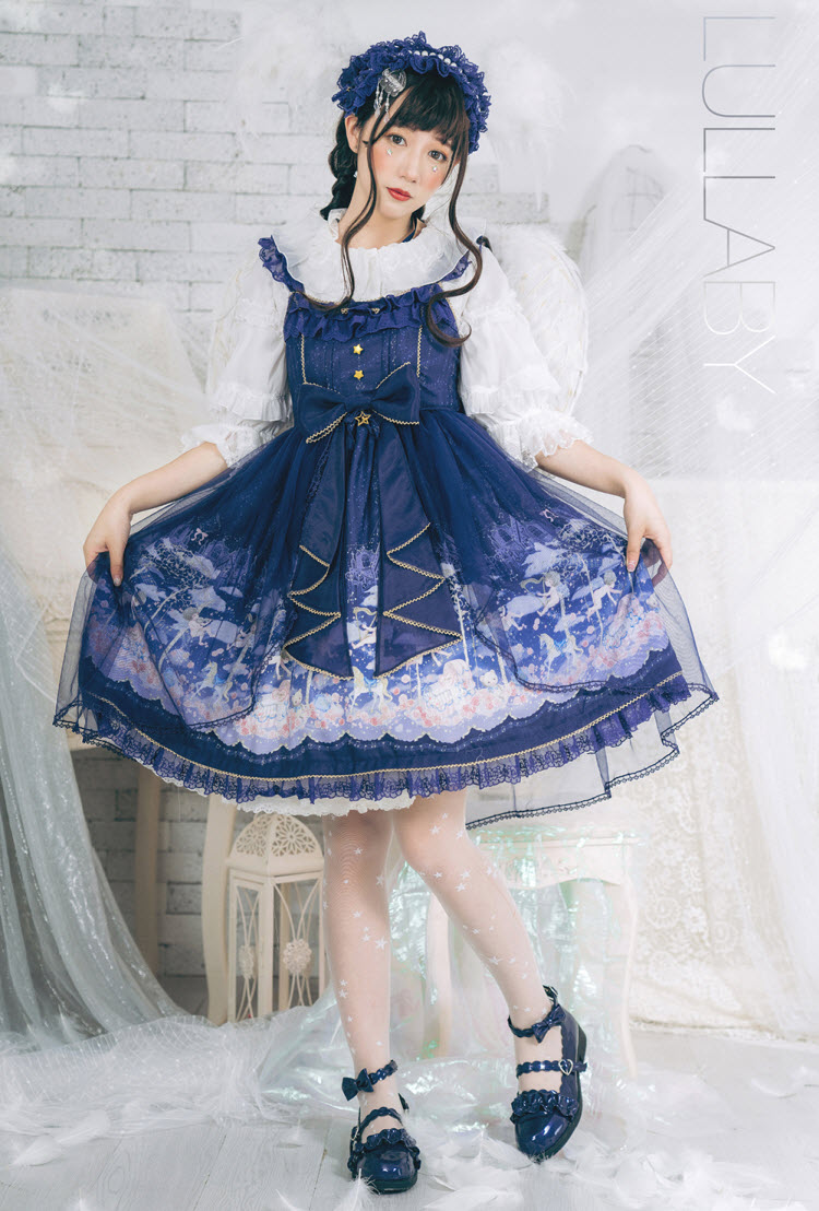 Dream Magical Angel s Lullaby Sweet Lolita OP Dress 2019 Version