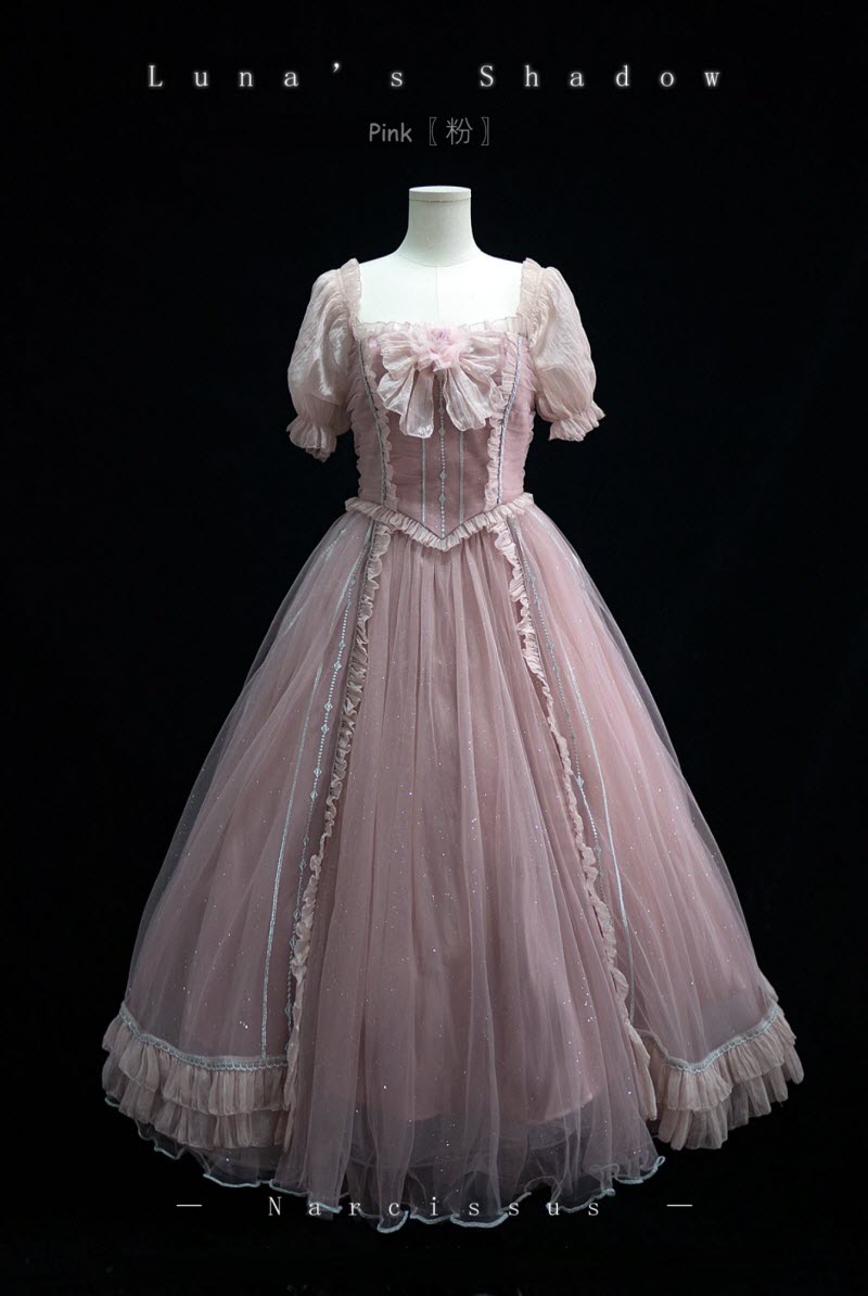 Narcissus -Luna's Shadow- Vintage Classic Lolita OP Dress