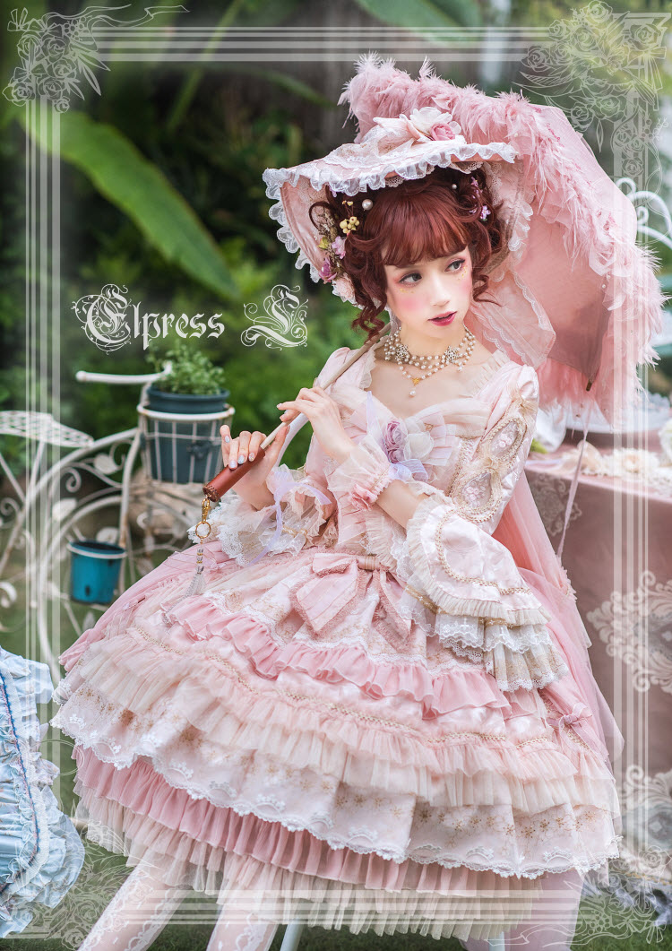 Elpress L -The Island of Fairies- Vintage Classic Lolita OP Dress