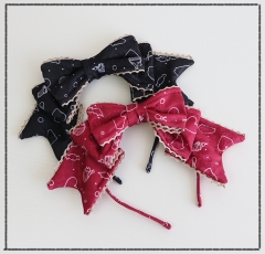 Lemon Honey -The Witch's Party- Halloween Themed Lolita Headbow and Bonnet