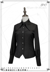 Princess Chronicles -The Beginning of the Night- Gothic Lolita Military Lolita Blouse