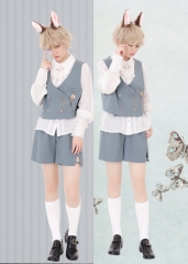 Miwako -The Incredible World- Ouji Lolita Vest, Blouse and Short Pants
