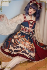 CEL Lolita -Kaiseki in Waves- Wa Lolita JSK Version I (Normal Waist)