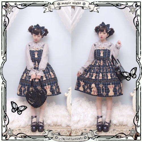 Cute.Q -Chess- Vintage Classic Lolita JSK