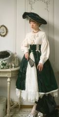Miss Point -Winter Sonata- Vintage Classic Lolita High Waist Skirt