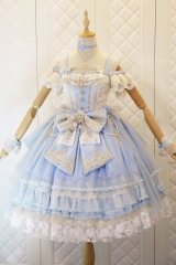 The Nine Songs -The Butterfly Princess- Gorgeous Vintage Classic Lolita Jumper Dress