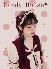Miwako -Sweet Candy House- Vintage Classic Sweet Lolita Headband and Apron