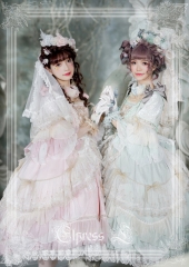 Elpress L -Fairy Kingdom- Vintage Classic Lolita Dress + Headdress Set