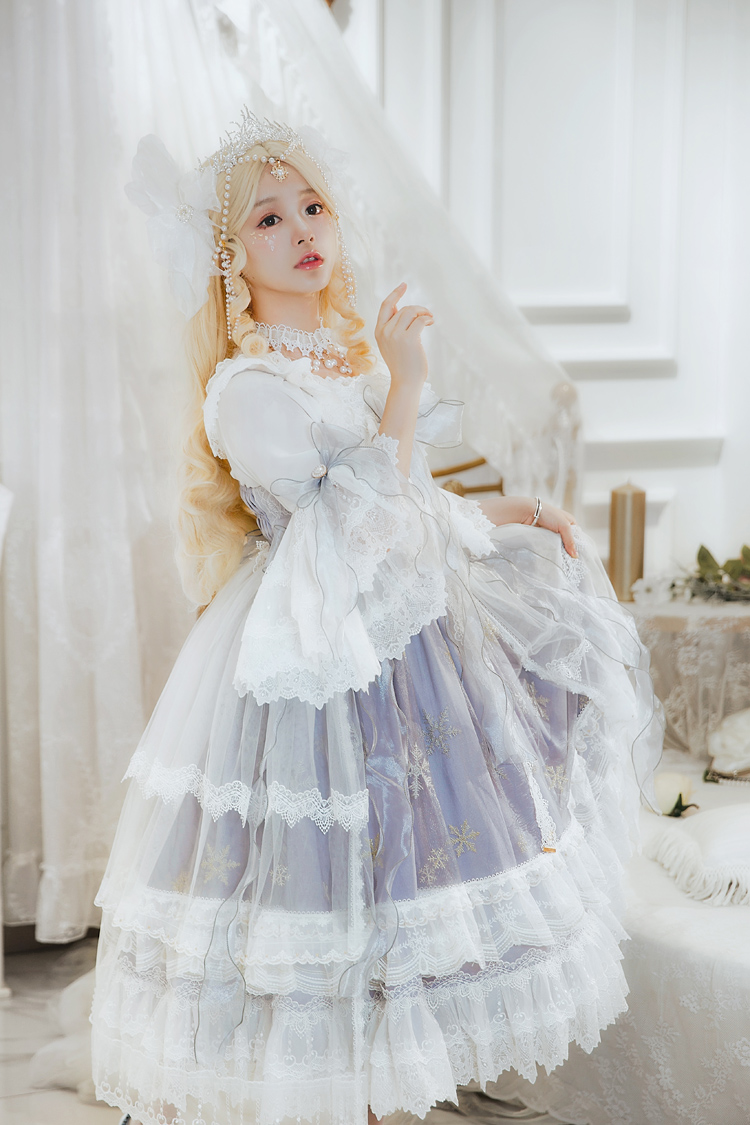 Little Forest -The Snowy Day- Lolita JSK, Match Blouse and Match Overskirt