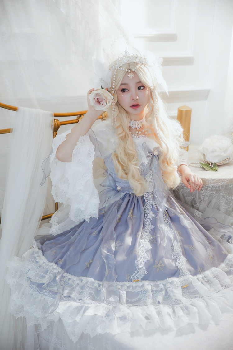 Little Forest -The Snowy Day- Lolita JSK, Match Blouse and Match Overskirt