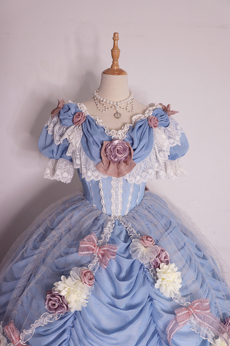 Henruiaita -The Romantic Rose- Lolita OP Dress Set (1 OP dress + 1 ...