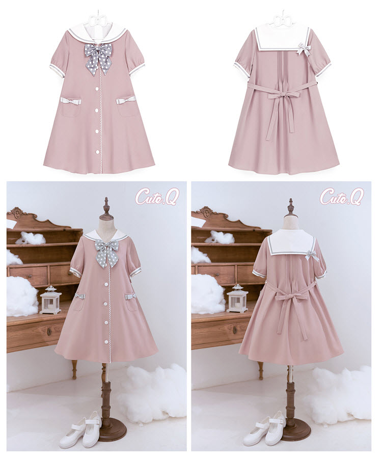 Cute.Q -The Little Sailor- Sailor Lolita OP Dress