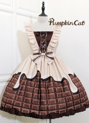 Pumpkin Cat -Sweet Chocolate- Sweet Lolita JSK
