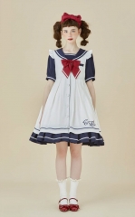 Bacio Bouquet -The Fairy Little Sailor- Sailor Lolita OP Dress