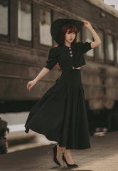 The Elegant Dancing Party Vintage Classic Lolita Top Wear and Skirt Set