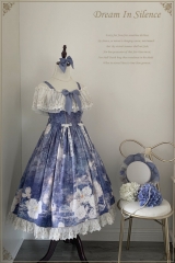 Dream in Silence Vintage Classic Lolita OP Dress