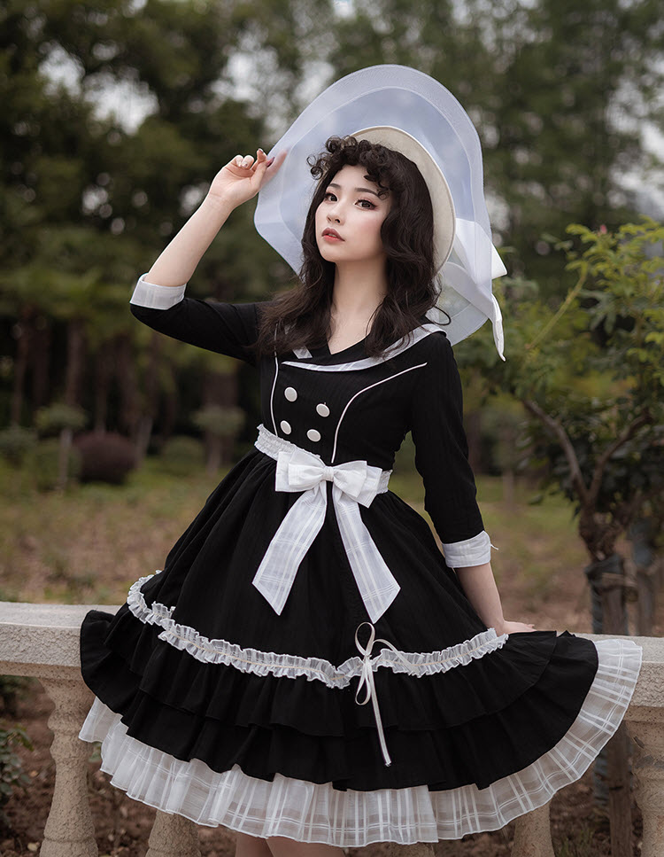 Doris Night -Jian LuoQiu- Vintage Classic Lolita OP Dress