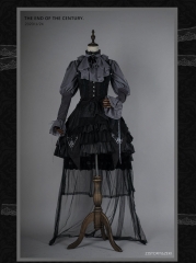 ZJ Story -Heaven and Hell- Ouji Gothic Lolita Vest (Fishbone Waist Version)