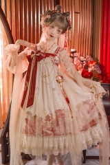 Fantasy Mirror -Fish In Dream- Qi Lolita Jumper Dress