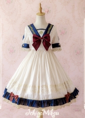 Ichigomikou -Saina HePan YueZhiShi- Sailor Lolita OP Dress