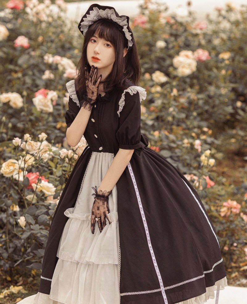 WithPuji -A Prayer- Gothic Lolita OP Dress