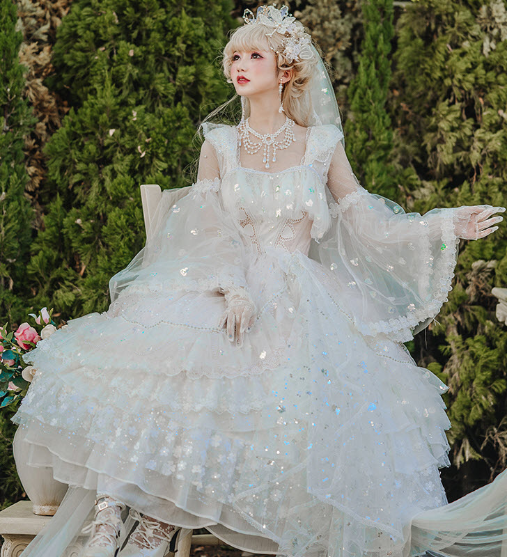 The Fairies of Flower Vintage Classic Lolita OP Dress