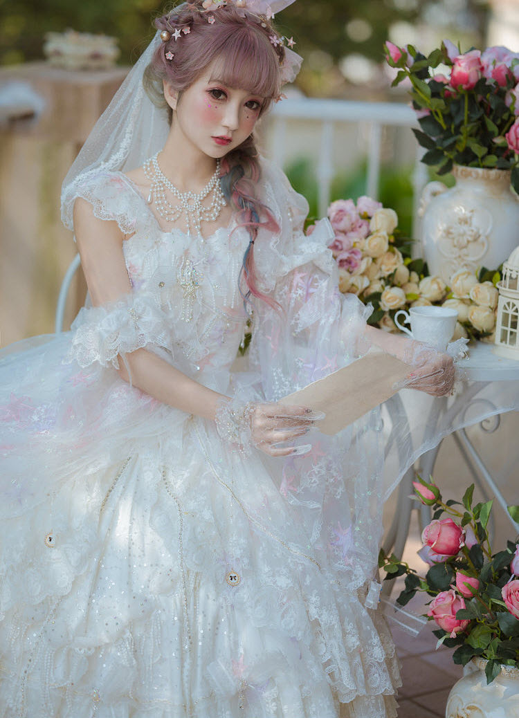 My Dream Wedding Vintage Classic Lolita Jumper Dress Set