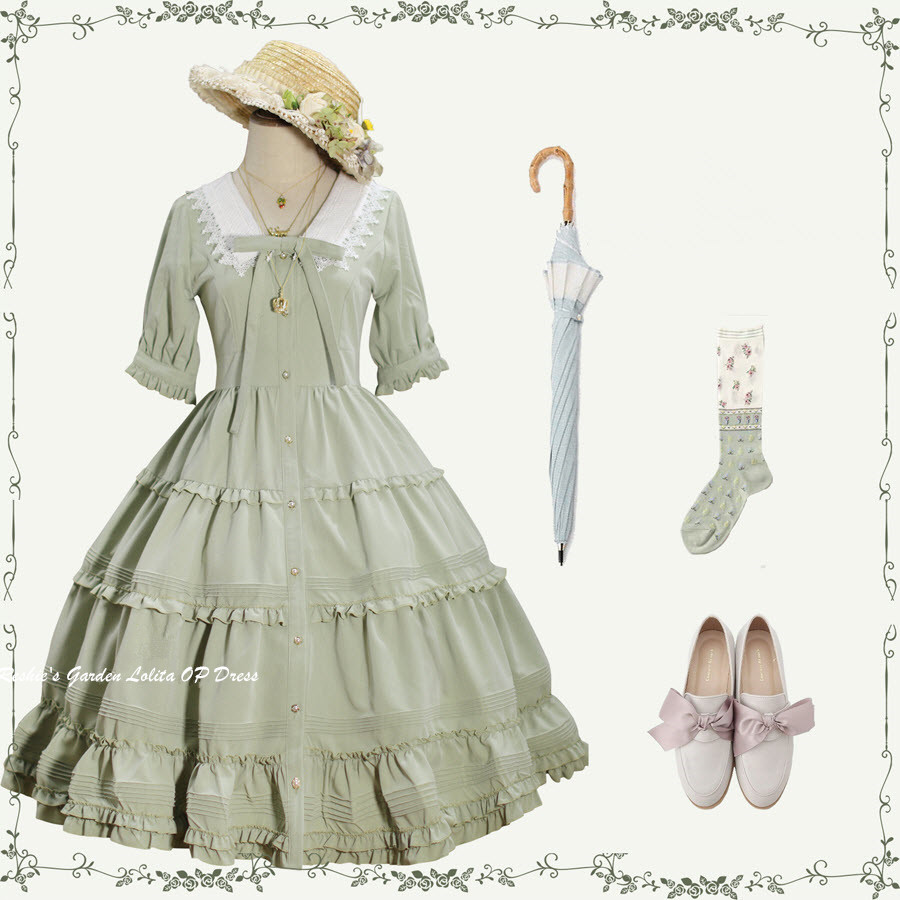 Reshie's Garden Vintage Classic Lolita OP Dress