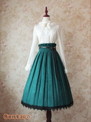Sentaro -Warm Tea- Spring Autumn Lolita High Waist Skirt