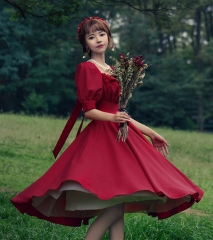Cat Highness -The Mysterious Manor- Vintage Classic Lolita OP Dress