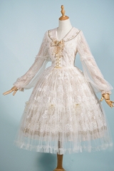 Fantastic Wind -Surrounded by Flowers- Vintage Classic Lolita JSK and OP Dress