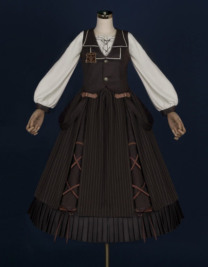 SanyeTing -Miss Line- Vintage Classic Lolita Skirt, Vest, Short Jacket ...