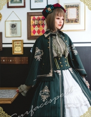 Surface Spell -Unfinished Book- Vintage Classic Lolita Embroidery Cape (2020 Version)