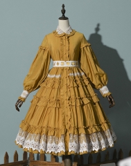 Without Heart Pockets OP Dress: ZJ Story -Ailisi 3.0- Vintage Classic Lolita OP Dress