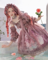 The Nine Songs -The Flowers Bloom At Night- Lolita Jumper Dress
