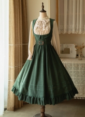 Forest Wardrobe -Little Aaili- Vintage Classic Lolita Corset JSK