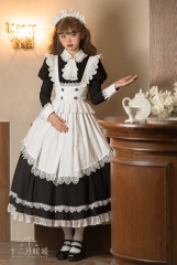Nikki Tomorrow -Teleisha's Afternoon Tea- Vintage Classic Lolita OP Dress and Apron