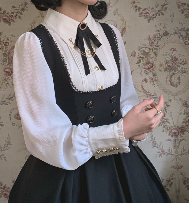Moluo Lolita -My Academy Memories- Vintage Classic Lolita JSK, Short ...
