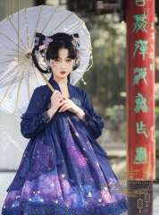 Ichigomikou -The Raindrops in Spring- Hanfu Style High Waist Qi Lolita OP Dress