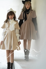 AmberMirror -First Time Meeting- Vintage Classic Lolita JSK, Cape and Blouse